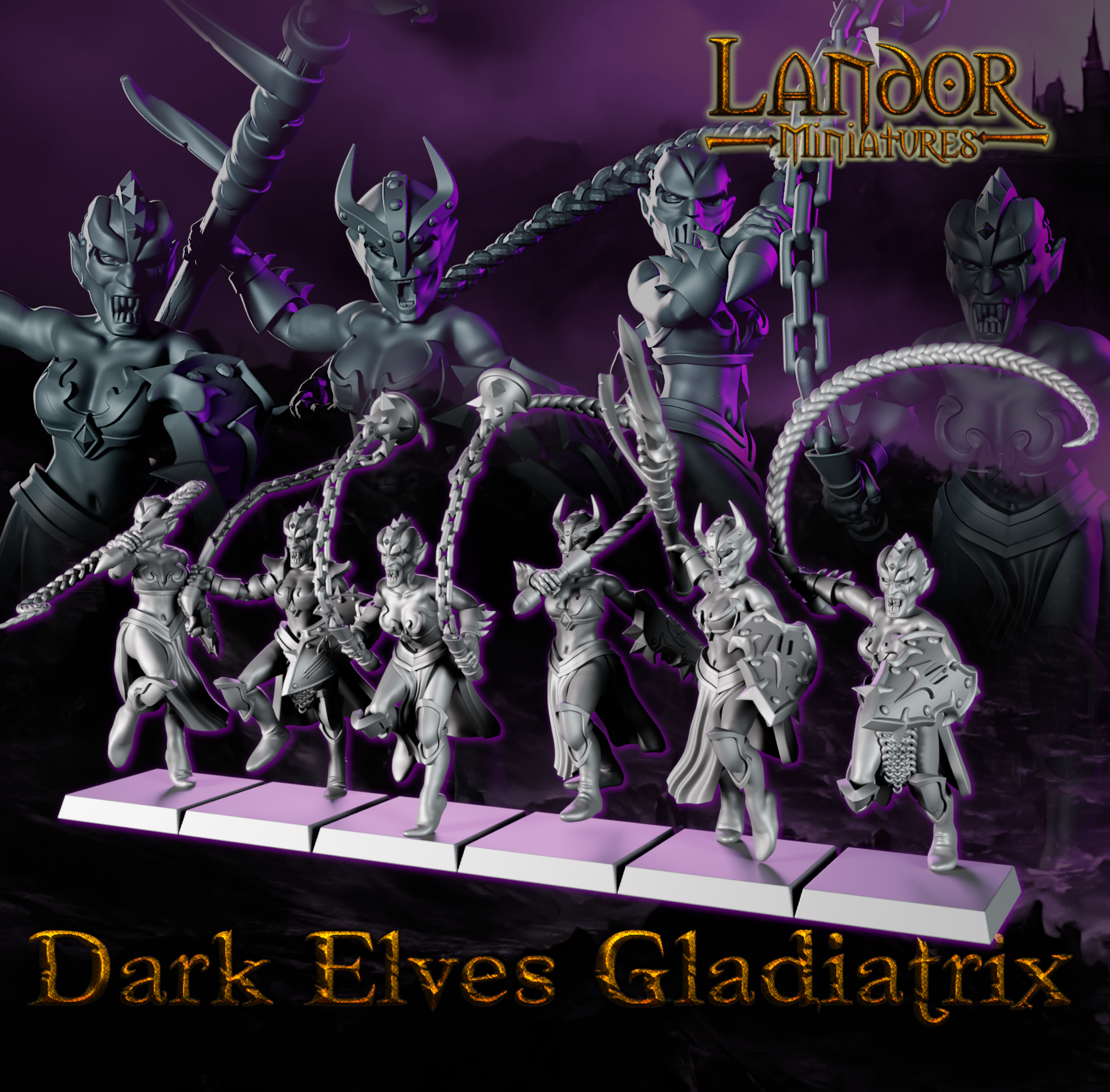 Dark elves Gladiatrix
